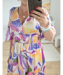 Robes>La boutique de Lilie ROBE PAMELA Violet