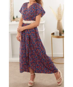 Robes>La boutique de Lilie ROBE PAOLA Marine