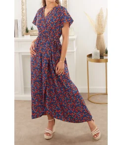 Robes>La boutique de Lilie ROBE PAOLA Marine