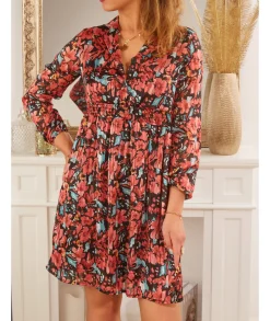 Robes>La boutique de Lilie ROBE POLINA COURTE Noir