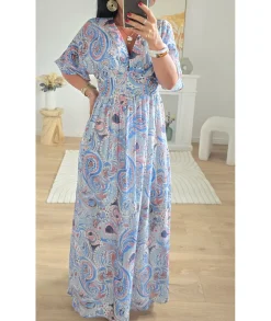 Robes>La boutique de Lilie ROBE PRESCILIA Bleu