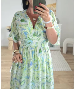 Robes>La boutique de Lilie ROBE PRESCILIA Vert