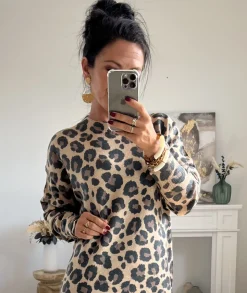 Robes>La boutique de Lilie ROBE PULL ALIZEE Camel