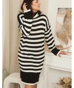 Robes>La boutique de Lilie ROBE PULL RACHIDA Noir