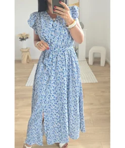 Robes>La boutique de Lilie ROBE ROMANE Bleu