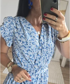 Robes>La boutique de Lilie ROBE ROMANE Bleu