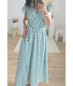 Robes>La boutique de Lilie ROBE ROMANE Vert