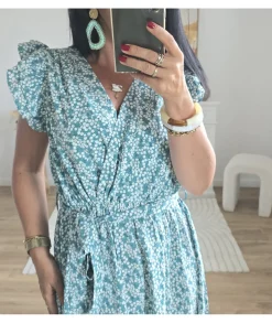 Robes>La boutique de Lilie ROBE ROMANE Vert