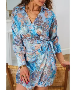 Robes>La boutique de Lilie ROBE ROSALIE Bleu