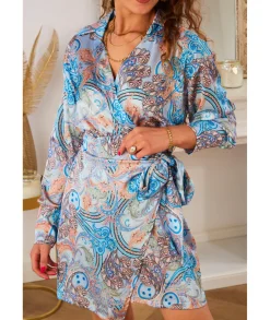 Robes>La boutique de Lilie ROBE ROSALIE Bleu