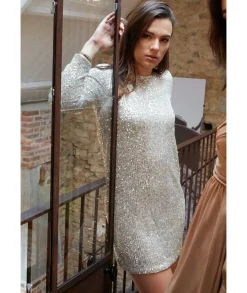 Robes>La boutique de Lilie ROBE SABRINA Dore
