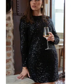 Robes>La boutique de Lilie ROBE SABRINA Noir
