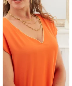 Robes>La boutique de Lilie ROBE SAMIRA Orange