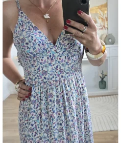 Robes>La boutique de Lilie ROBE SANDRINE Bleu