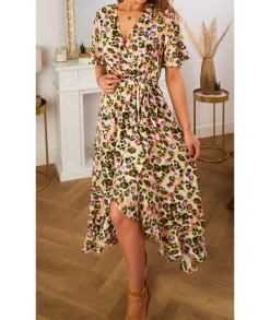 Robes>La boutique de Lilie ROBE SERENA LONGUE Kaki