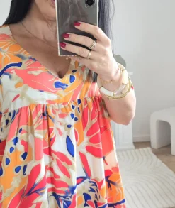 Robes>La boutique de Lilie ROBE SHORT ALBANE Rose