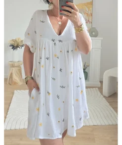 Robes>La boutique de Lilie ROBE SHORT MYREILLE Blanc