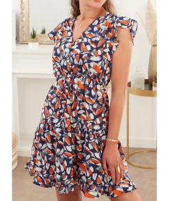 Robes>La boutique de Lilie ROBE SYBILLE Marine