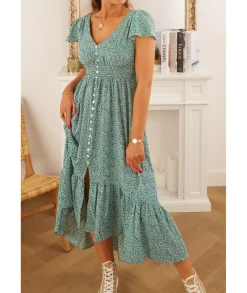 Robes>La boutique de Lilie ROBE TAISSA LONGUE Vert