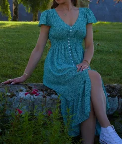 Robes>La boutique de Lilie ROBE TAISSA LONGUE Vert