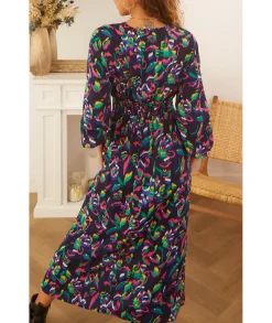 Robes>La boutique de Lilie ROBE TAMARA LONGUE Marine