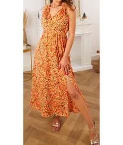 Robes>La boutique de Lilie ROBE TAYLOR Orange