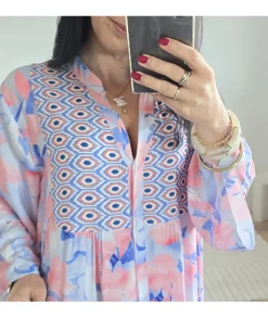 Robes>La boutique de Lilie ROBE THEOPHILE Bleu