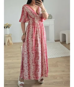Robes>La boutique de Lilie ROBE TRESSY LONGUE Rouge