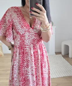 Robes>La boutique de Lilie ROBE TRESSY LONGUE Rouge
