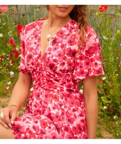 Robes>La boutique de Lilie ROBE VICKY Fushia