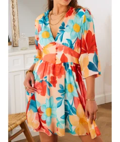 Robes>La boutique de Lilie ROBE VIVIANE Bleu