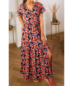 Robes>La boutique de Lilie ROBE YVIA LONGUE Marine