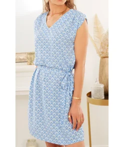 Robes>La boutique de Lilie ROBE ZELYA Bleu