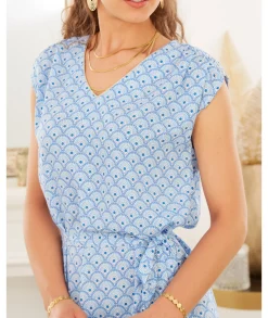 Robes>La boutique de Lilie ROBE ZELYA Bleu
