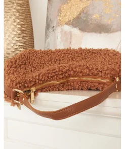 Sacs / Idées Cadeaux>La boutique de Lilie SAC EN CUIR SAMIA Camel