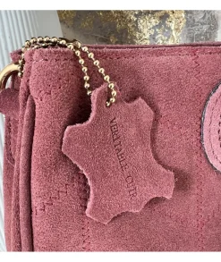 Sacs / Idées Cadeaux>La boutique de Lilie SAC JEREMYA CUIR Vieuxrose