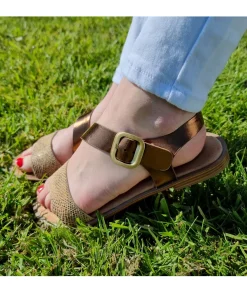 Sandales & Espadrilles>La boutique de Lilie SANDALES BRENDA Marron