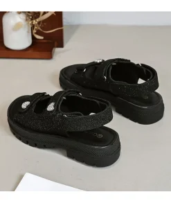 Sandales & Espadrilles>La boutique de Lilie SANDALES EMILIE Noir