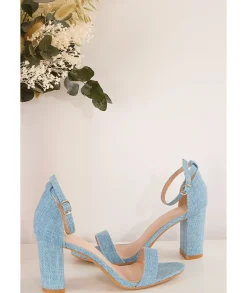 Sandales & Espadrilles>La boutique de Lilie SANDALES FRANCESCA Bleu