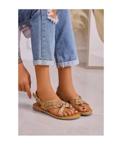 Sandales & Espadrilles>La boutique de Lilie SANDALES MARION Camel