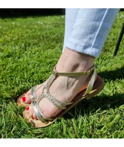 Sandales & Espadrilles>La boutique de Lilie SANDALES PETRA Dore