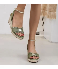 Sandales & Espadrilles>La boutique de Lilie SANDALES VICTORIA Vert