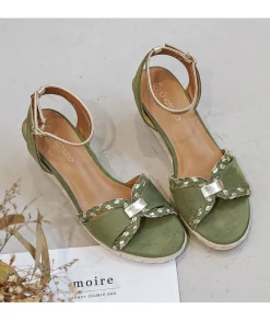 Sandales & Espadrilles>La boutique de Lilie SANDALES VICTORIA Vert