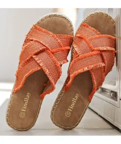 Sandales & Espadrilles>La boutique de Lilie SANDALES VIOLAINE Orange