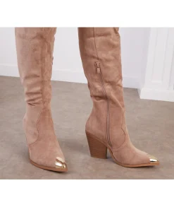 Boots & Bottes>La boutique de Lilie SANTIAGS ORIANE Taupe