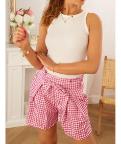 Jupes / Shorts>La boutique de Lilie SHORT AURORE Fushia