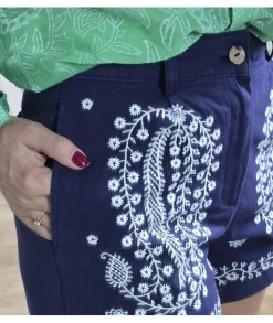 Jupes / Shorts>La boutique de Lilie SHORT BRENDA Marine