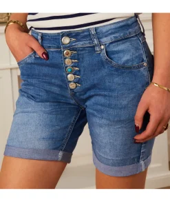 Jupes / Shorts>La boutique de Lilie SHORT CORALIE Jeans