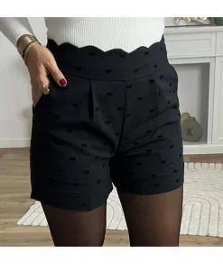 Jupes / Shorts>La boutique de Lilie SHORT KAMELVINA Noir