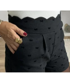 Jupes / Shorts>La boutique de Lilie SHORT KAMELVINA Noir